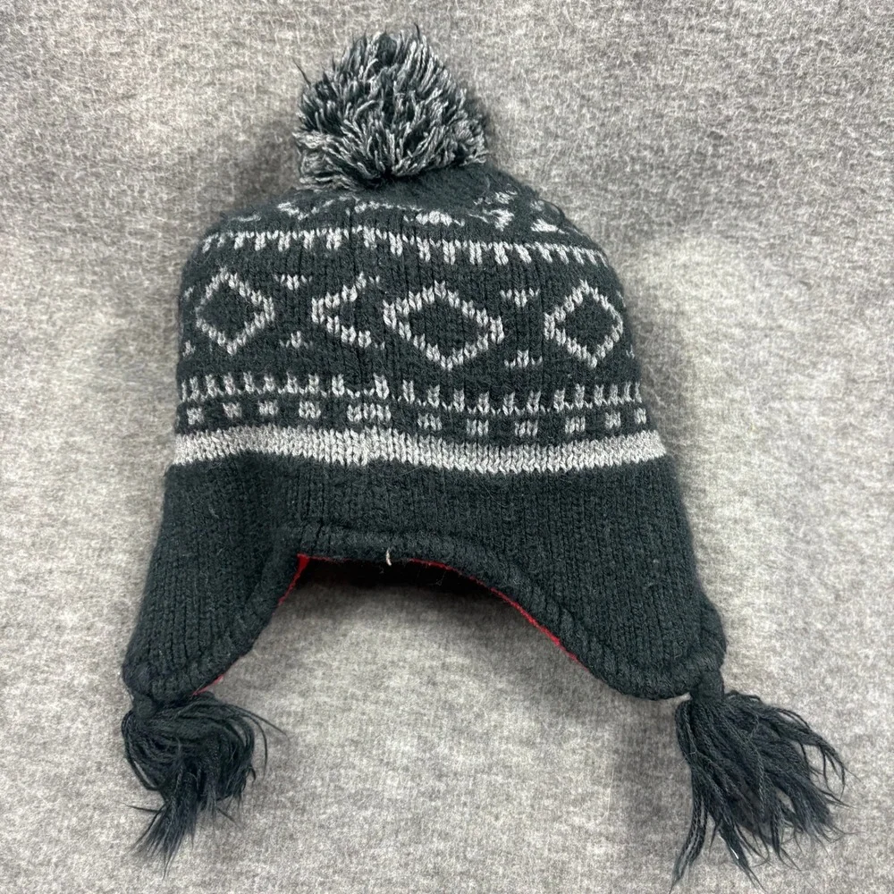 Kids Camo Fleece Trapper Hat w Mittens Set 2T-4T Winter Warm Playcore Practical - Picture 11 of 14